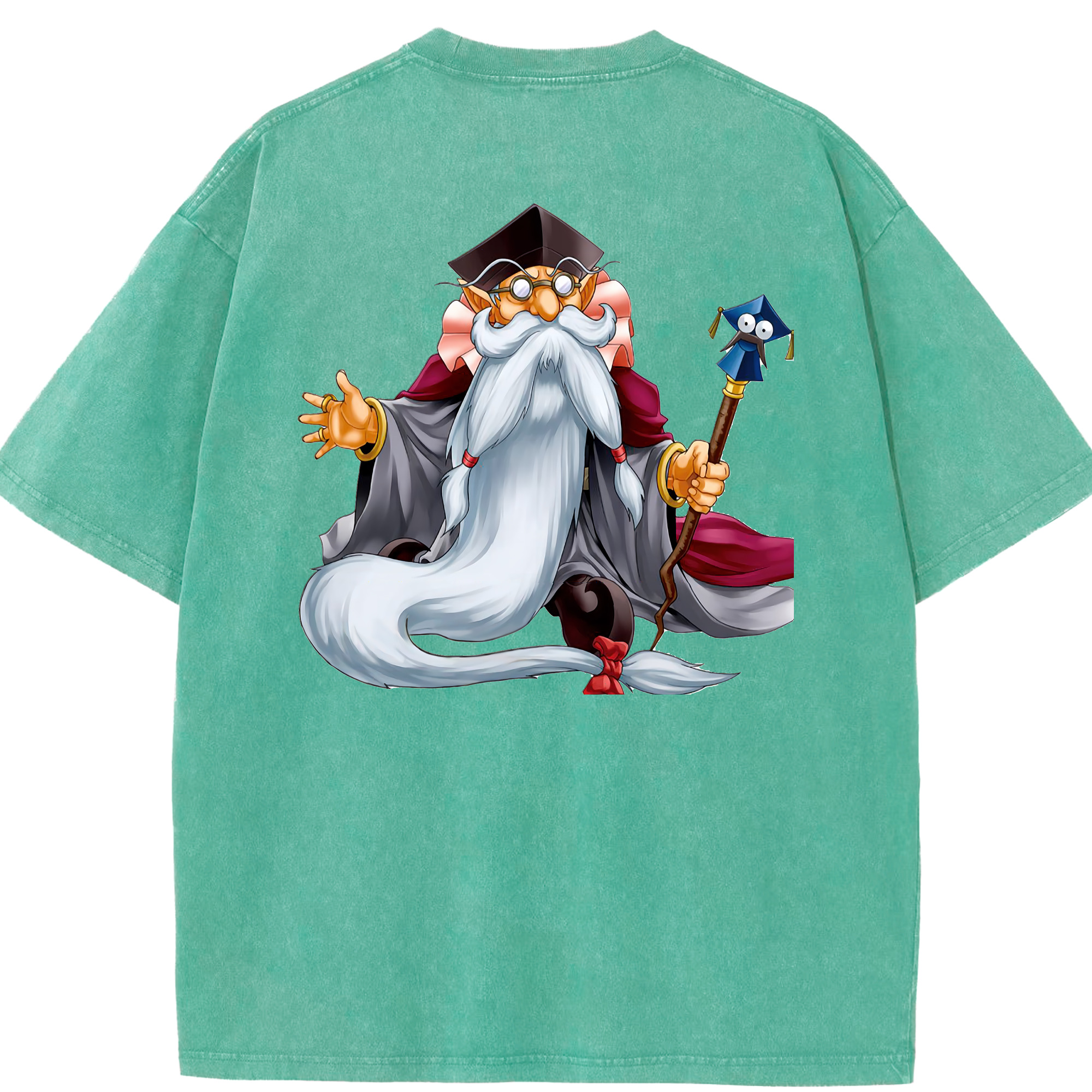 （画像用） 遊☆戯☆王 Yu-Gi-Oh! 綿100% ヴィンテージ風 半袖Tシャツ（背面プリント）